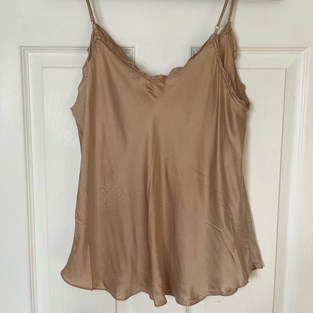 Silky Tan Camisole Top
